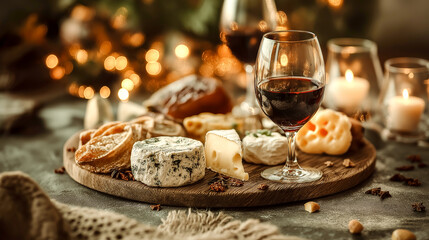 wine and cheese