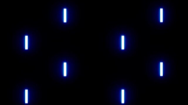 Glowing Blue Dashed Lines Drop