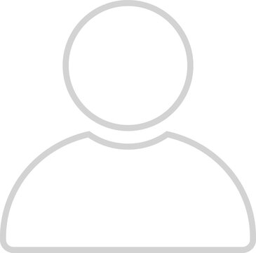 Man avatar profile picture placeholder flat vector design