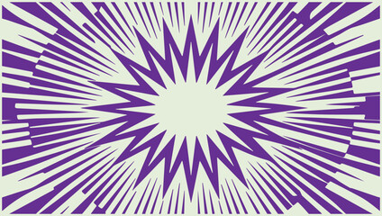 Obraz premium Abstract purple and white radial burst pattern with sharp angular shapes