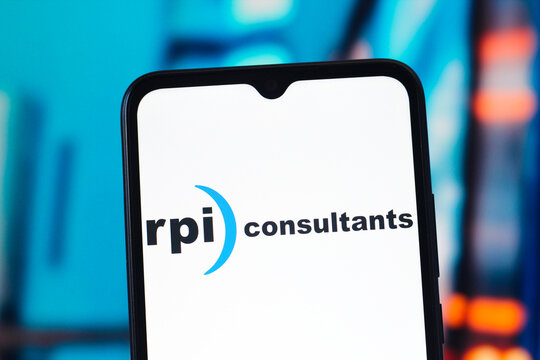 In this photo illustration, the RPI Consultants logo is seen displayed on a smartphone screen.