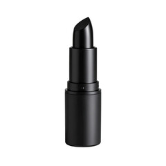 Obraz premium Black Lipstick Isolated on White Background with Shadow.