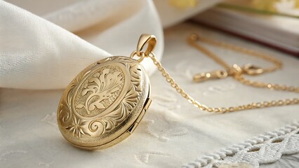 gold wedding necklace 