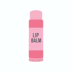 Pink Lip Balm Illustration