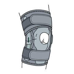 Knee Support Brace Illustration