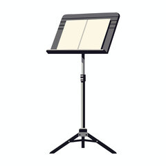 Adjustable Music Stand with Blank Sheet