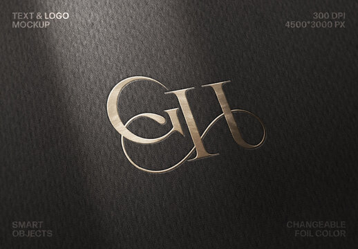 Paper Logo Mockup