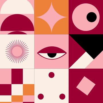Set of Eyes | Shapes Motion graphic video