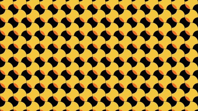 Sequence of several shape video transitions for opening and closing video, black screen geometric transition masks, Motion design element Intro and outro for video, loopable transition 4K video