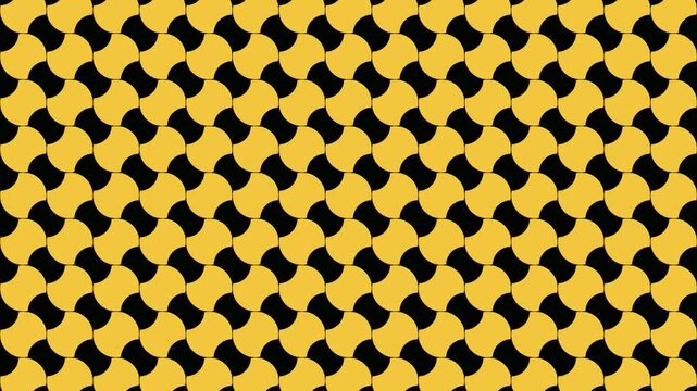 Sequence of several shape video transitions for opening and closing video, black screen geometric transition masks, Motion design element Intro and outro for video, loopable transition 4K video