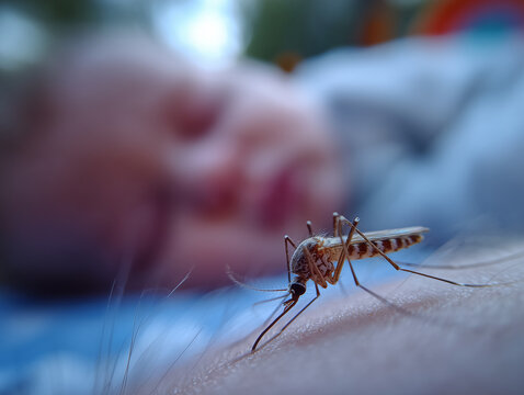 Mosquito Transmitting Malaria and Zika Virus Showing Risk to Babies and Public Health Safety