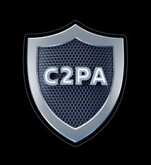 Digital Content Authenticity: C2PA Shield Concept