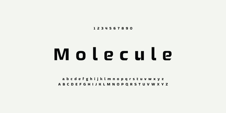 Modern Sports tech font typography. MINIMAL vector typeface for a company. Minimal gaming fonts for logo design.