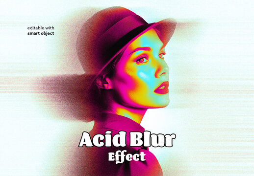 Acid Blur Photo Effect