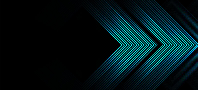 Light effect of high speed movement of light speed arrow of blue glow. Dynamic movement of high speed arrow of light energy.