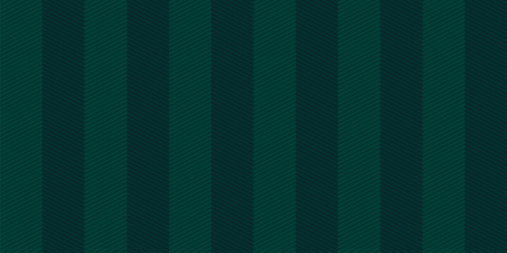Dark green vector seamless pattern with dimensional look, optical illusion, woven effect. Subtle background with chevron, zigzag lines, diagonal stripes. Abstract herringbone texture. Repeating design