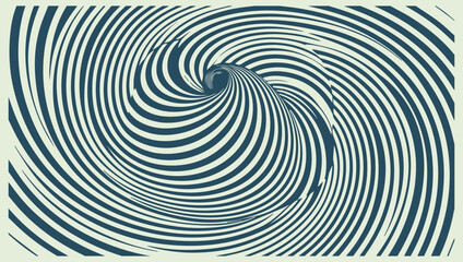 Obraz premium Optical illusion with swirling blue lines creating a vortex effect