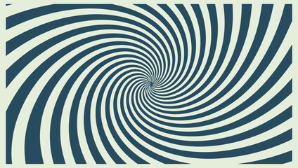 Fototapeta premium Hypnotic swirl of blue and white lines creating a vortex effect