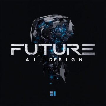 abstract futuristic ai technology background, future ai design digital visualization, futuristic artificial intelligence tech concept