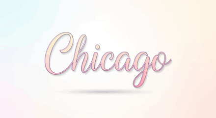 Soft, pastel-colored cursive text with shadow effect on a subtle gradient background