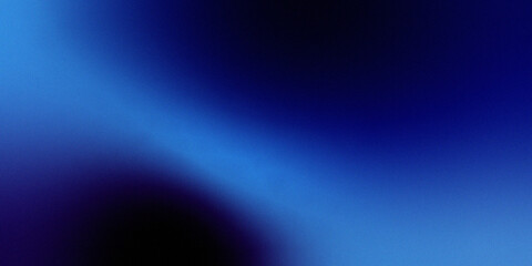 Abstract dark blue gradient vector background. Soft smooth light beam on deep blurred texture. Modern minimalist navy wallpaper for banner, website, or presentation. © Fannaan