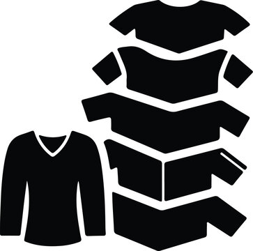 silhouette clothing pattern pieces textile apparel garment manufacturing elements vector design