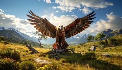 Obraz premium eagle in flight