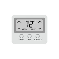 Fototapeta premium Smart Thermostat Control Panel