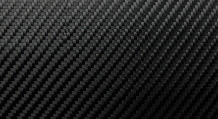 Professional Black Carbon Fiber Texture Pattern Background with Diagonal Weave
