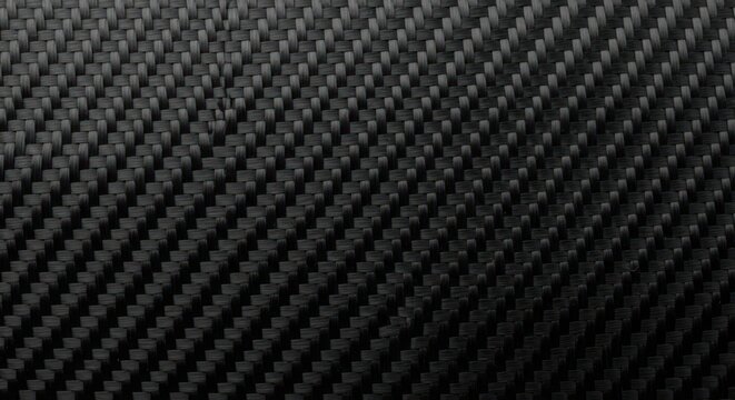 Professional Black Carbon Fiber Texture Pattern Background with Diagonal Weave