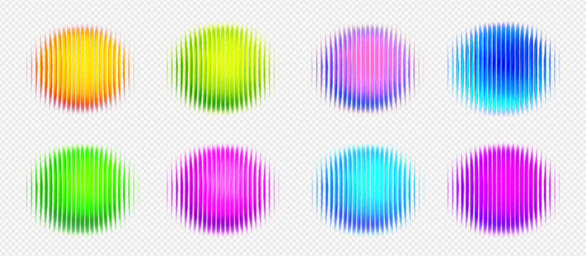 Blob circle gradient and glass fractal abstract with png neon chromatic. Set light pattern and blur fluid element with aqua y2k artistic. Iridescent blob sphere and shape glass vibrant.