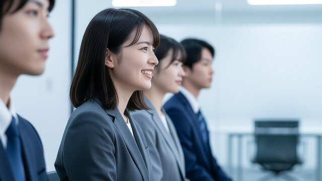 企業・会社の集団面接 一次面接：就職活動（就活）
