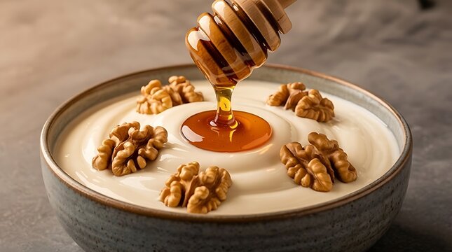 Honey and Walnut Yogurt