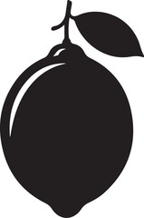 Cherry fruit with leaf flat design vector illustration