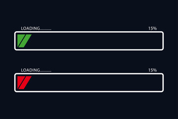 vector illustration of a battery charge