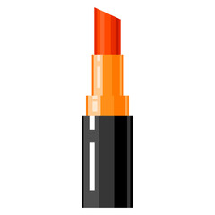 Obraz premium Red lipstick. Beauty, makeup, fashion. Make up symbol. Makeup beauty lipstick
