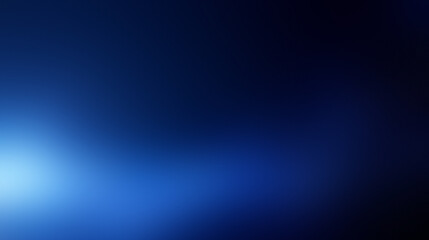 Abstract Dark Blue Gradient Background with Bright Light Flare. Modern Navy Blue Graphic Resource or Wallpaper Design. © Acun Alvarez