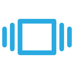 Abstract Square Waveform