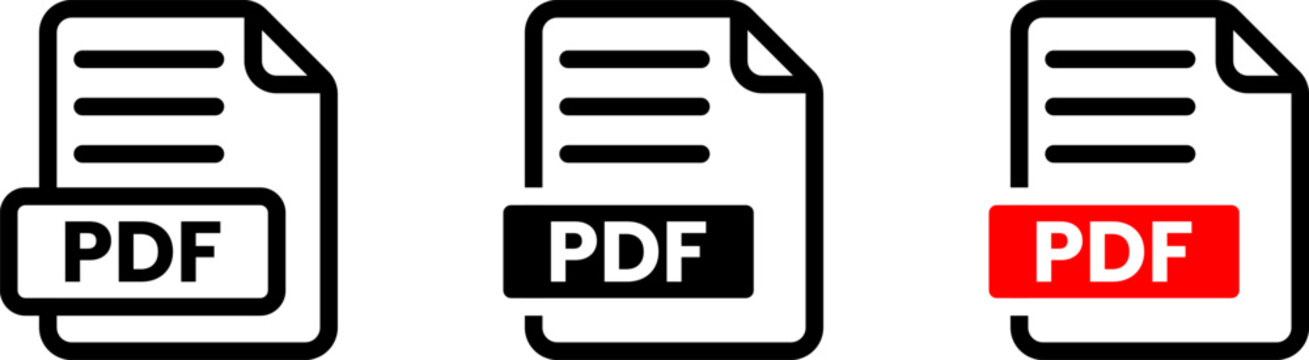 PDF File Icons