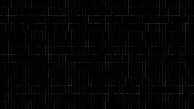 Geometric pattern of small golden rectangles on black background