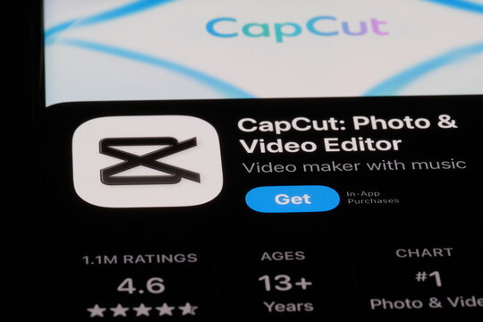 Shanghai,China-Feb.4th 2026: CapCut app icon