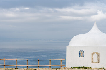 Close view of chapel dome at Cabo Espichel