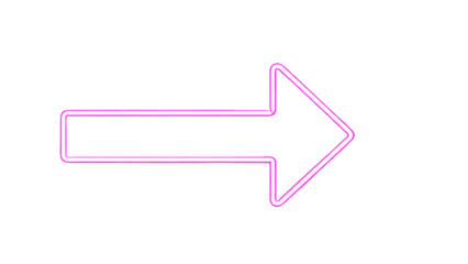 Pink Neon Arrow Sign image whisk
