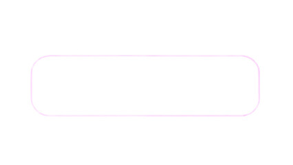 Pink Neon Rounded Rectangle Frame on Black Background