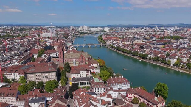 Basel city drone