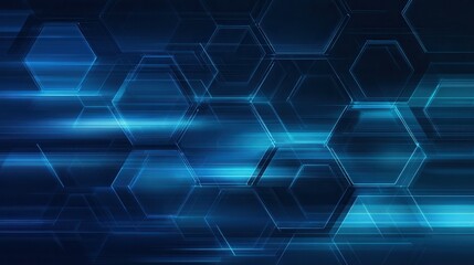 Abstract blue digital network connection background