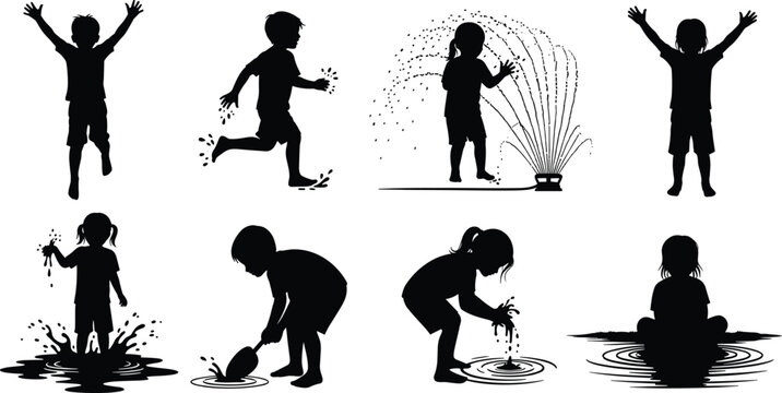 Water Play Vector