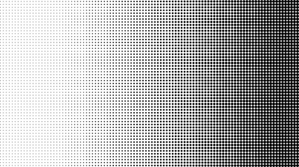Halftone Dotted Background Vector Illustration