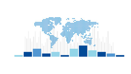 mondo, pixel, elaborazione dati, invio dati, concetto informatica, digitale,