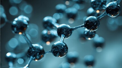 Molecular structure scientific abstract background